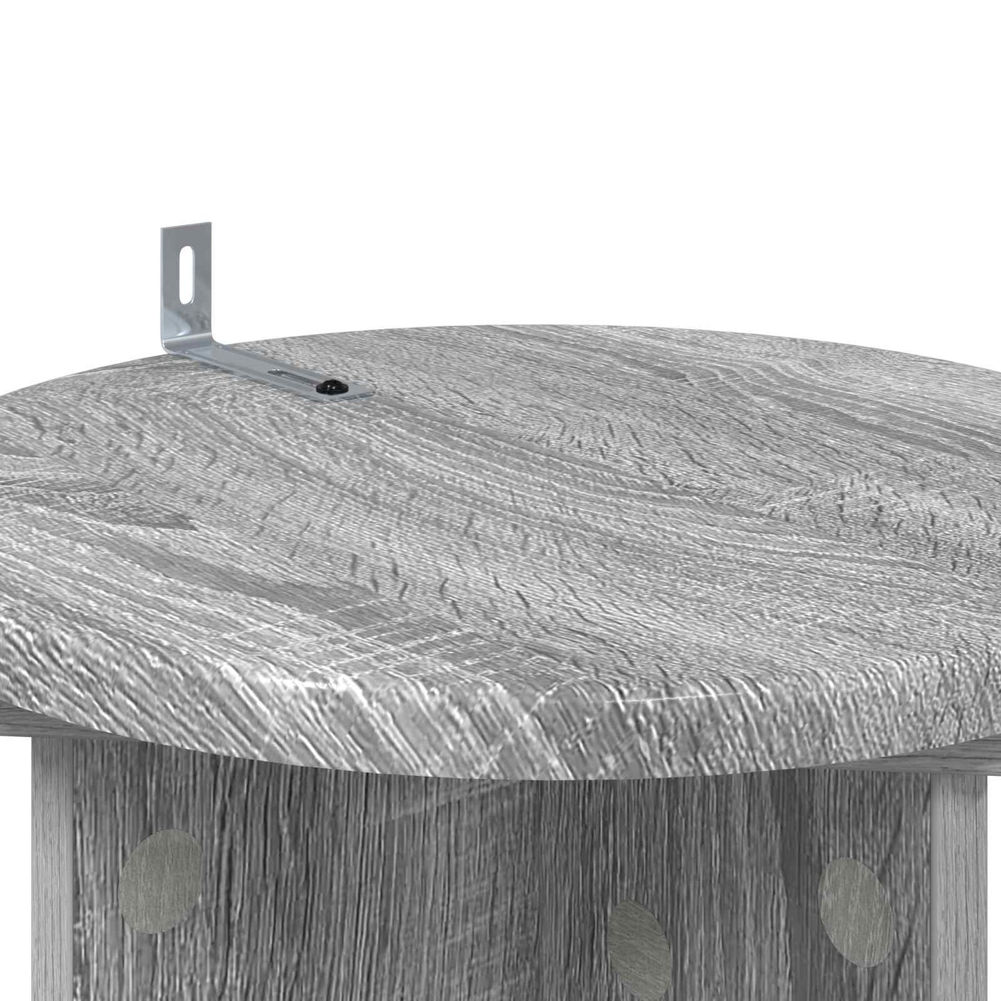 vidaXL Plant Stand 2 pcs Grey Sonoma 29.5 x 29.5 x 60 cm