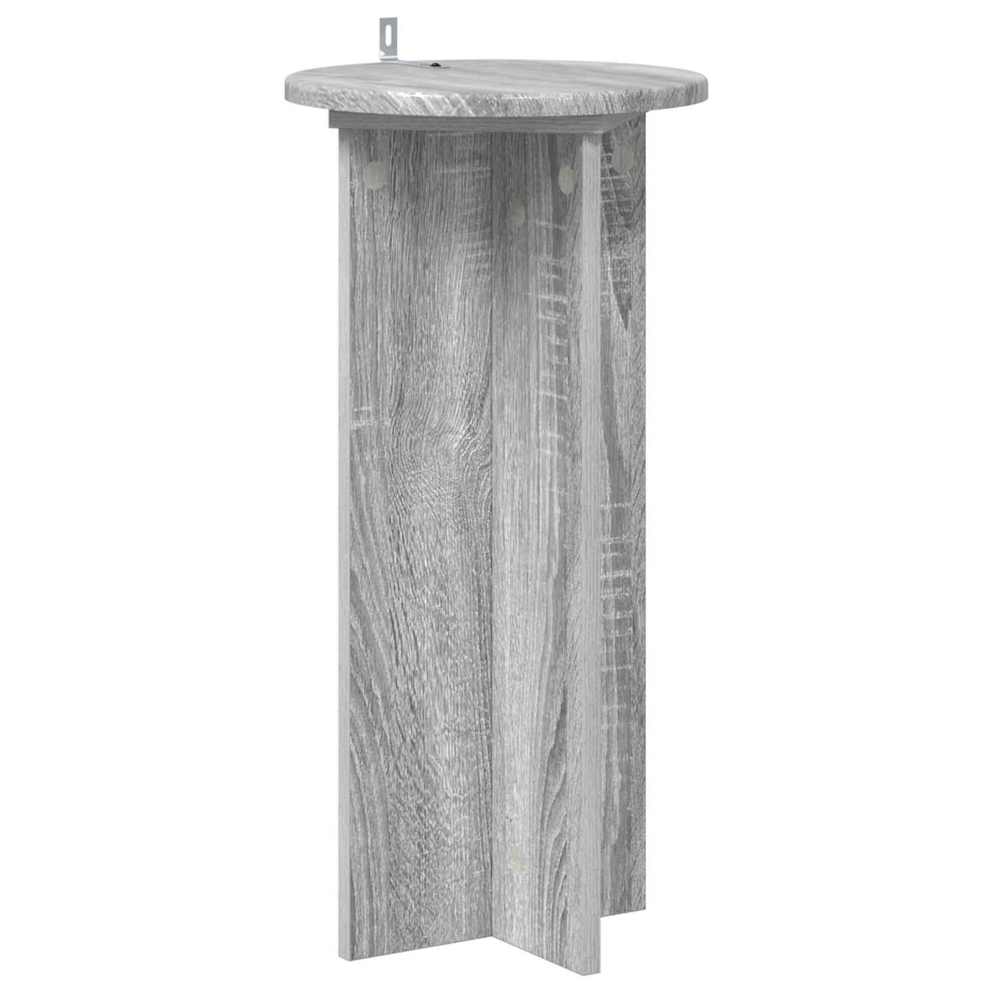 vidaXL Plant Stand 2 pcs Grey Sonoma 29.5 x 29.5 x 60 cm