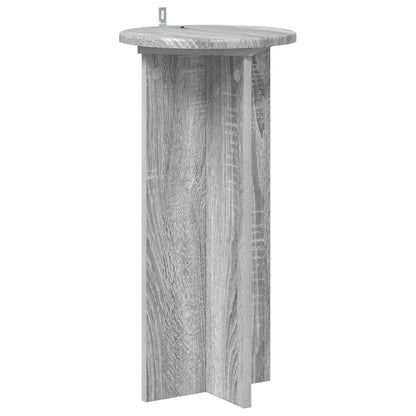 vidaXL Plant Stand 2 pcs Grey Sonoma 29.5 x 29.5 x 60 cm
