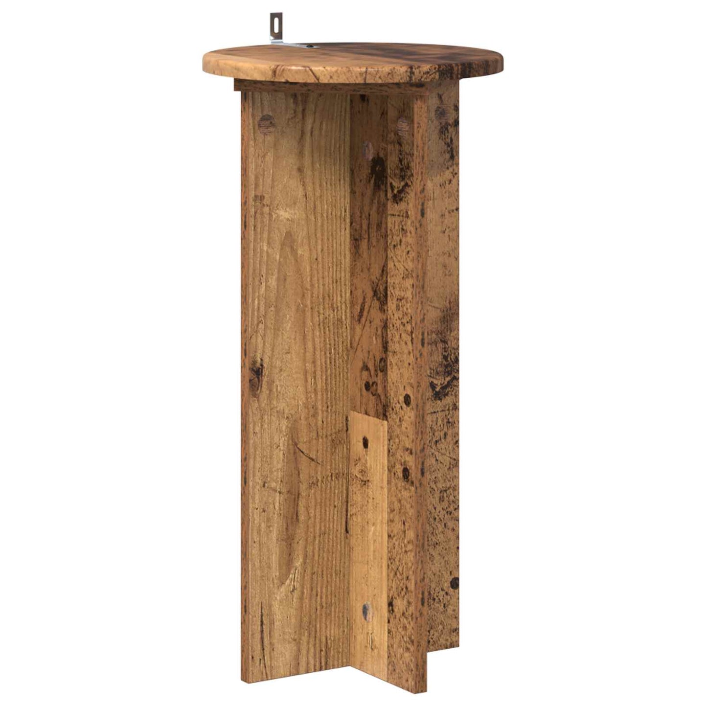 vidaXL Plant Stand 2 pcs Old Wood 29.5 x 29.5 x 60 cm Engineered Wood
