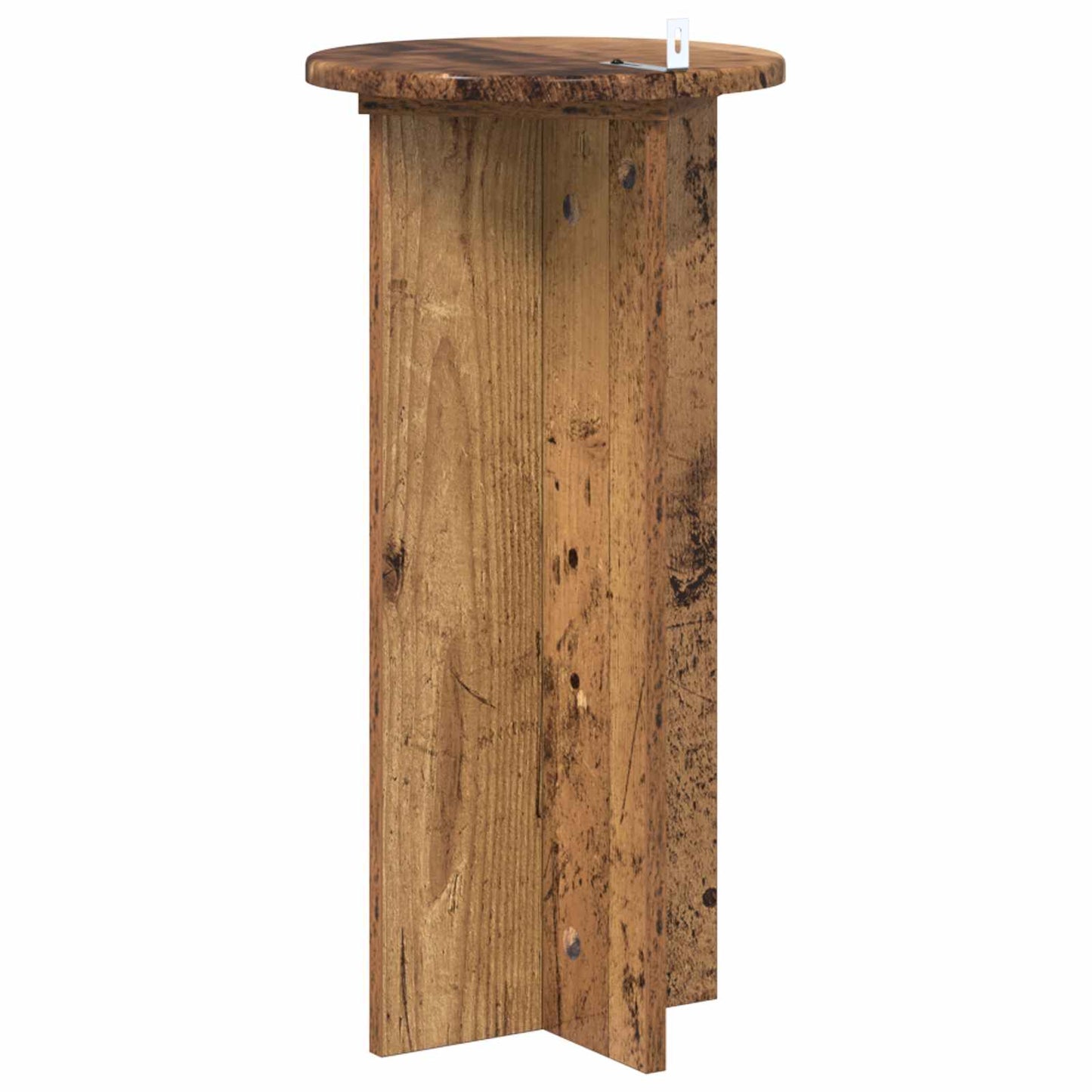 vidaXL Plant Stand 2 pcs Old Wood 29.5 x 29.5 x 60 cm Engineered Wood