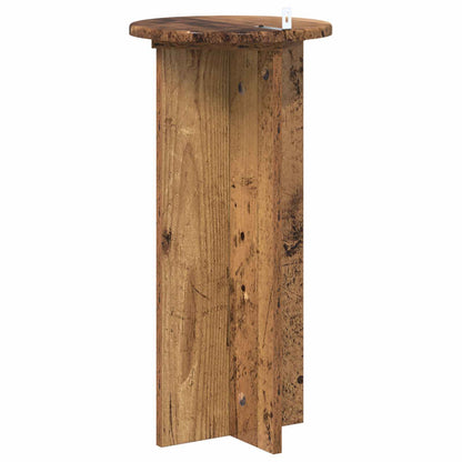 vidaXL Plant Stand 2 pcs Old Wood 29.5 x 29.5 x 60 cm Engineered Wood