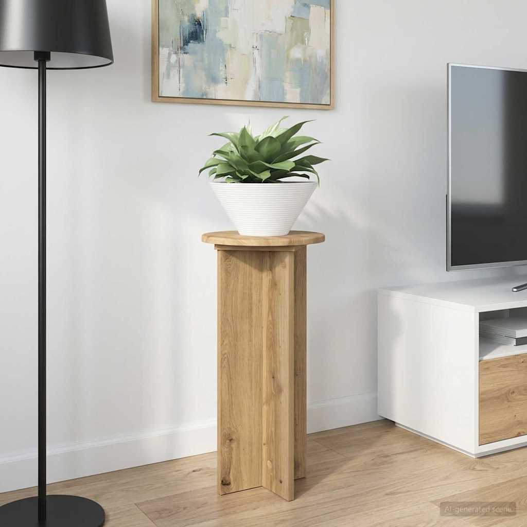 vidaXL Plant Stand 2 pcs Artisan Oak 29.5 x 29.5 x 60 cm