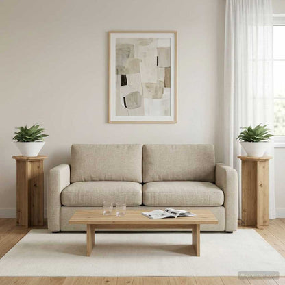 vidaXL Plant Stand 2 pcs Artisan Oak 29.5 x 29.5 x 60 cm