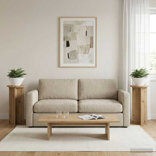 vidaXL Plant Stand 2 pcs Artisan Oak 29.5 x 29.5 x 60 cm