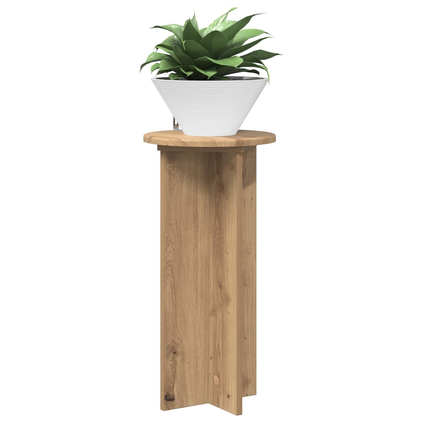 vidaXL Plant Stand 2 pcs Artisan Oak 29.5 x 29.5 x 60 cm