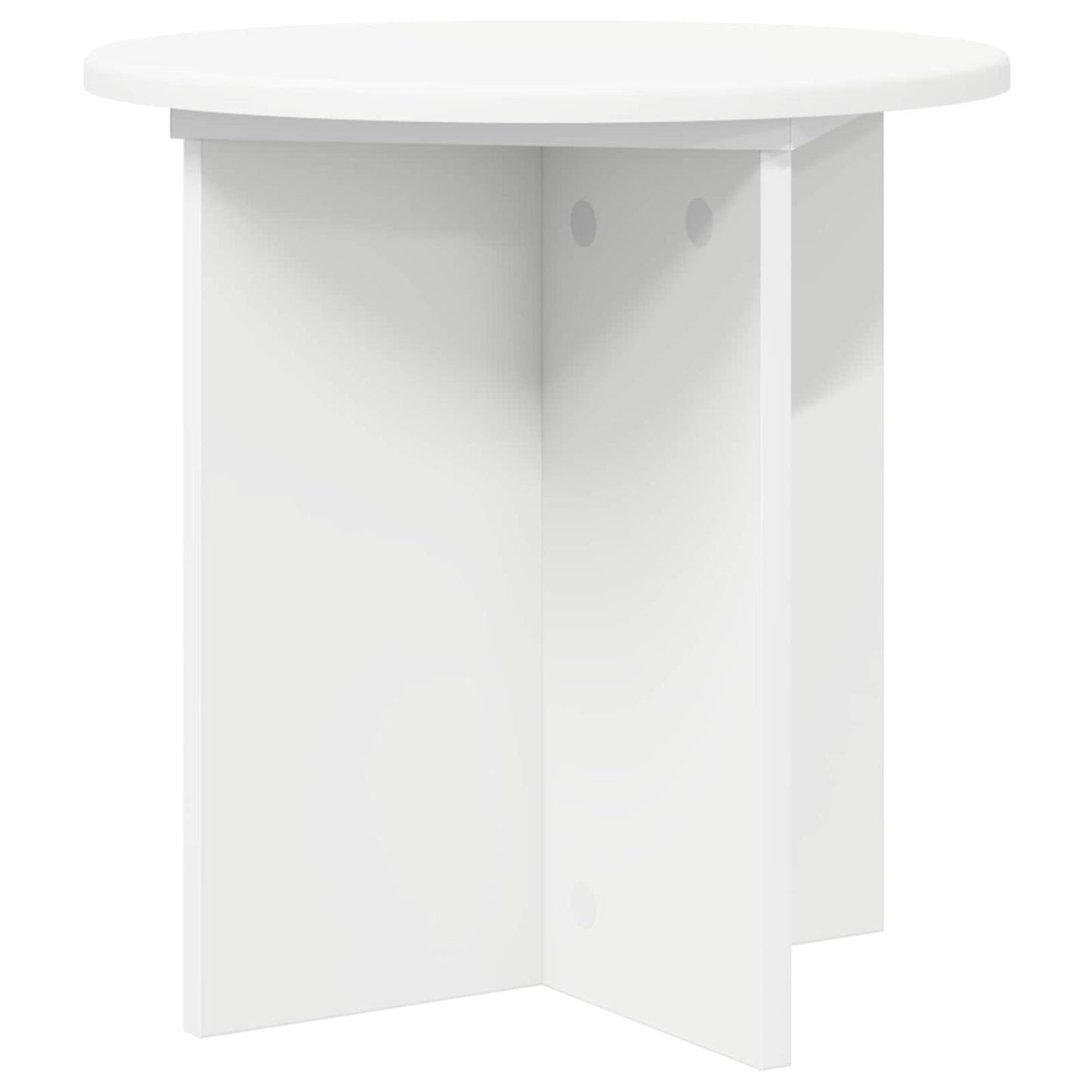 vidaXL Plant Stand 2 pcs White Ø40 x 40 cm Engineered Wood
