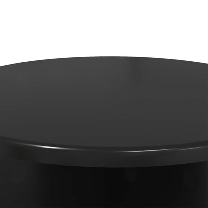 vidaXL Plant Stand 2 pcs Black 40 x 40 x 40 cm Engineered Wood