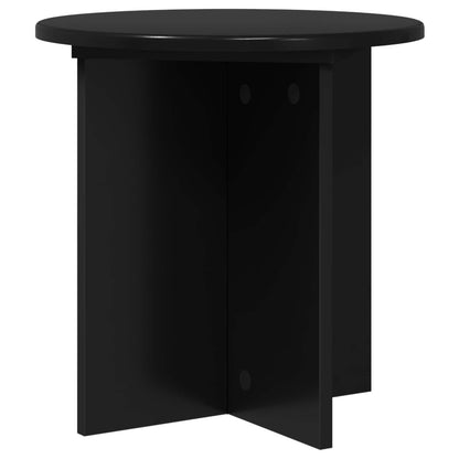 vidaXL Plant Stand 2 pcs Black 40 x 40 x 40 cm Engineered Wood