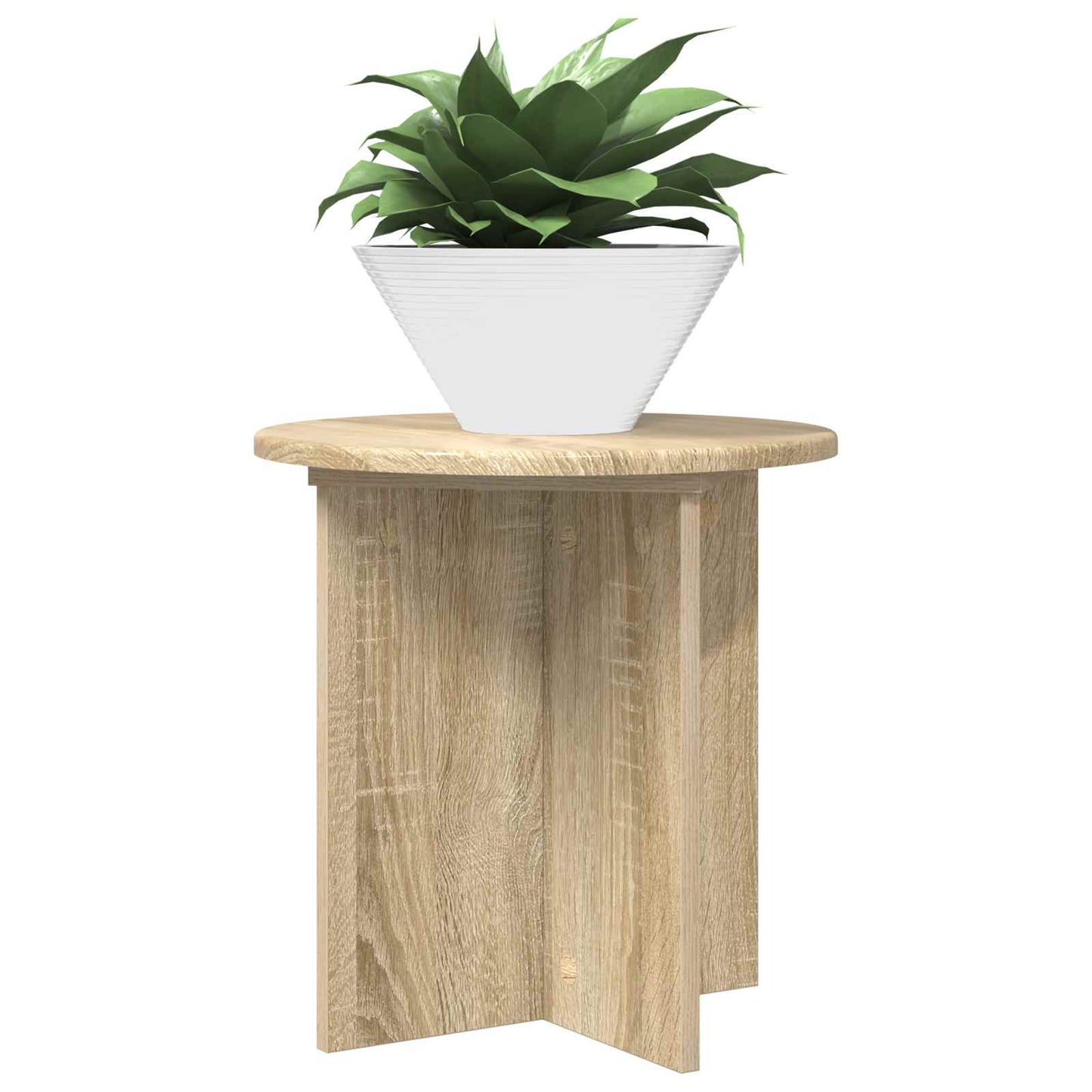 vidaXL Plant Stand 2 pcs Sonoma Oak 40 x 40 x 40 cm Engineered Wood