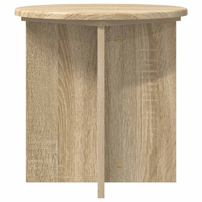 vidaXL Plant Stand 2 pcs Sonoma Oak 40 x 40 x 40 cm Engineered Wood