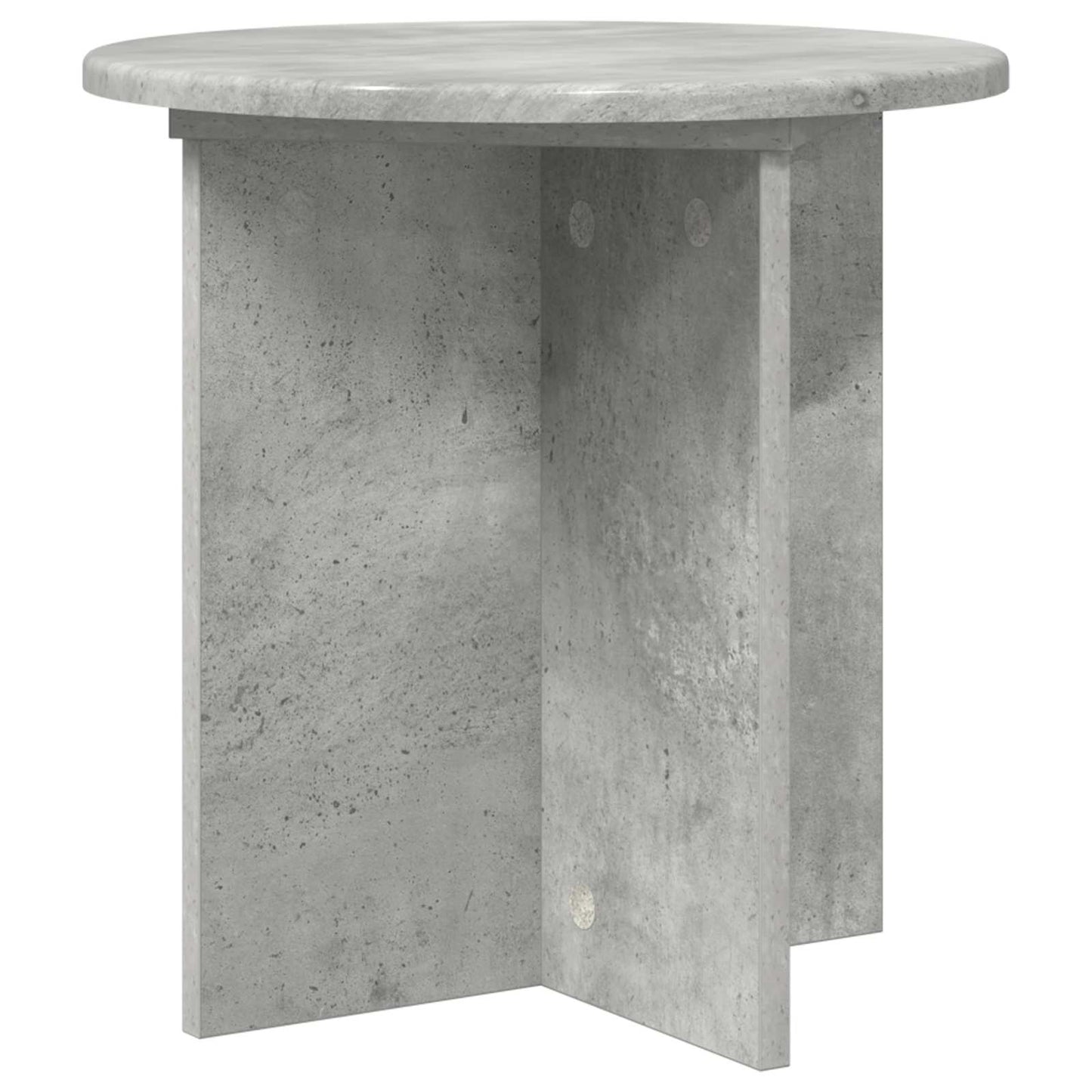 vidaXL Plant Stand 2 pcs Concrete Grey 40 x 40 x 40 cm Engineered Wood