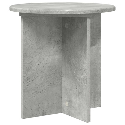 vidaXL Plant Stand 2 pcs Concrete Grey 40 x 40 x 40 cm Engineered Wood