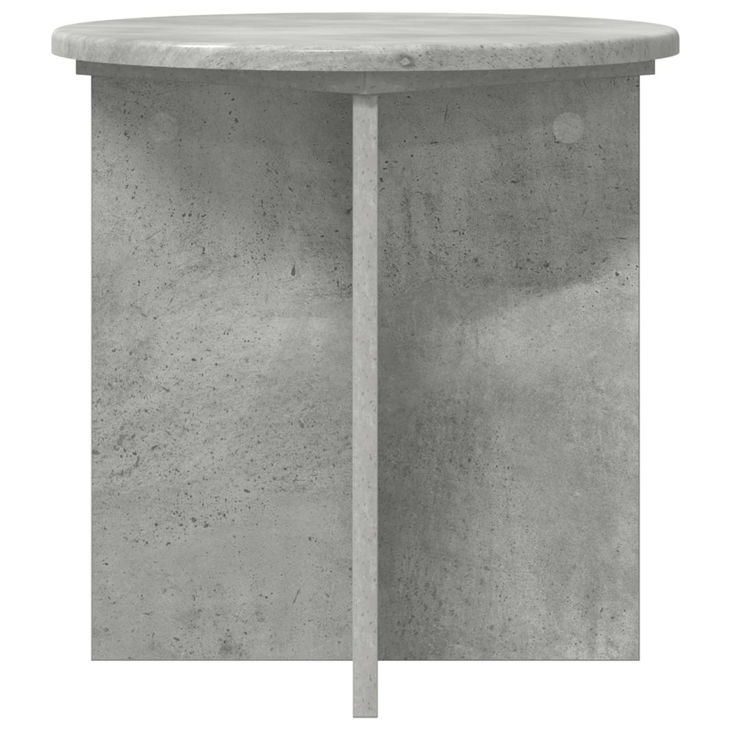 vidaXL Plant Stand 2 pcs Concrete Grey 40 x 40 x 40 cm Engineered Wood