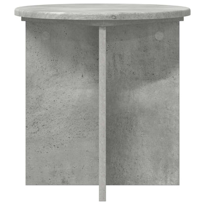 vidaXL Plant Stand 2 pcs Concrete Grey 40 x 40 x 40 cm Engineered Wood