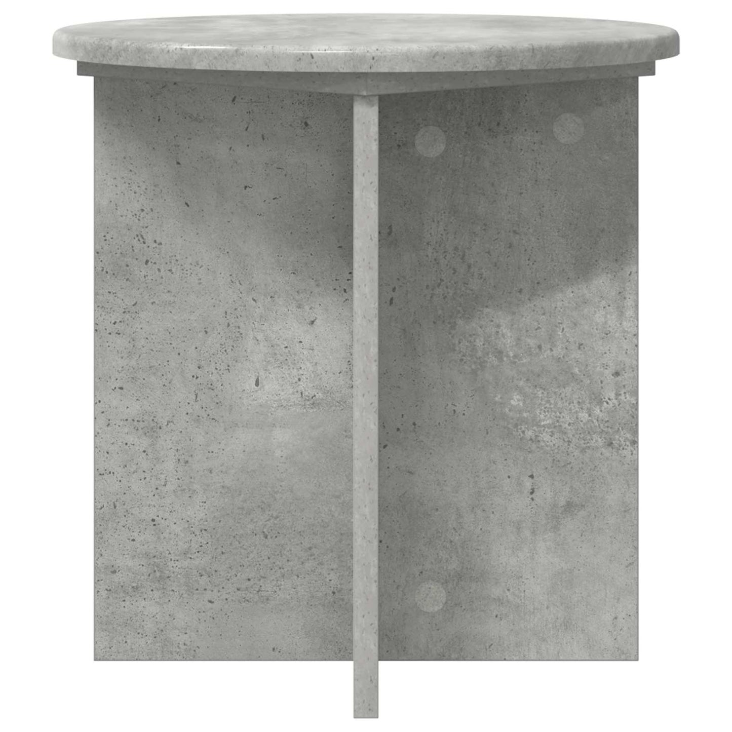 vidaXL Plant Stand 2 pcs Concrete Grey 40 x 40 x 40 cm Engineered Wood