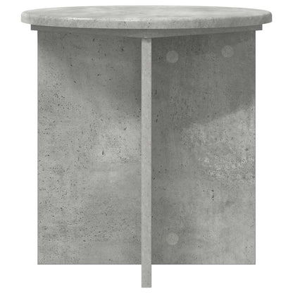 vidaXL Plant Stand 2 pcs Concrete Grey 40 x 40 x 40 cm Engineered Wood