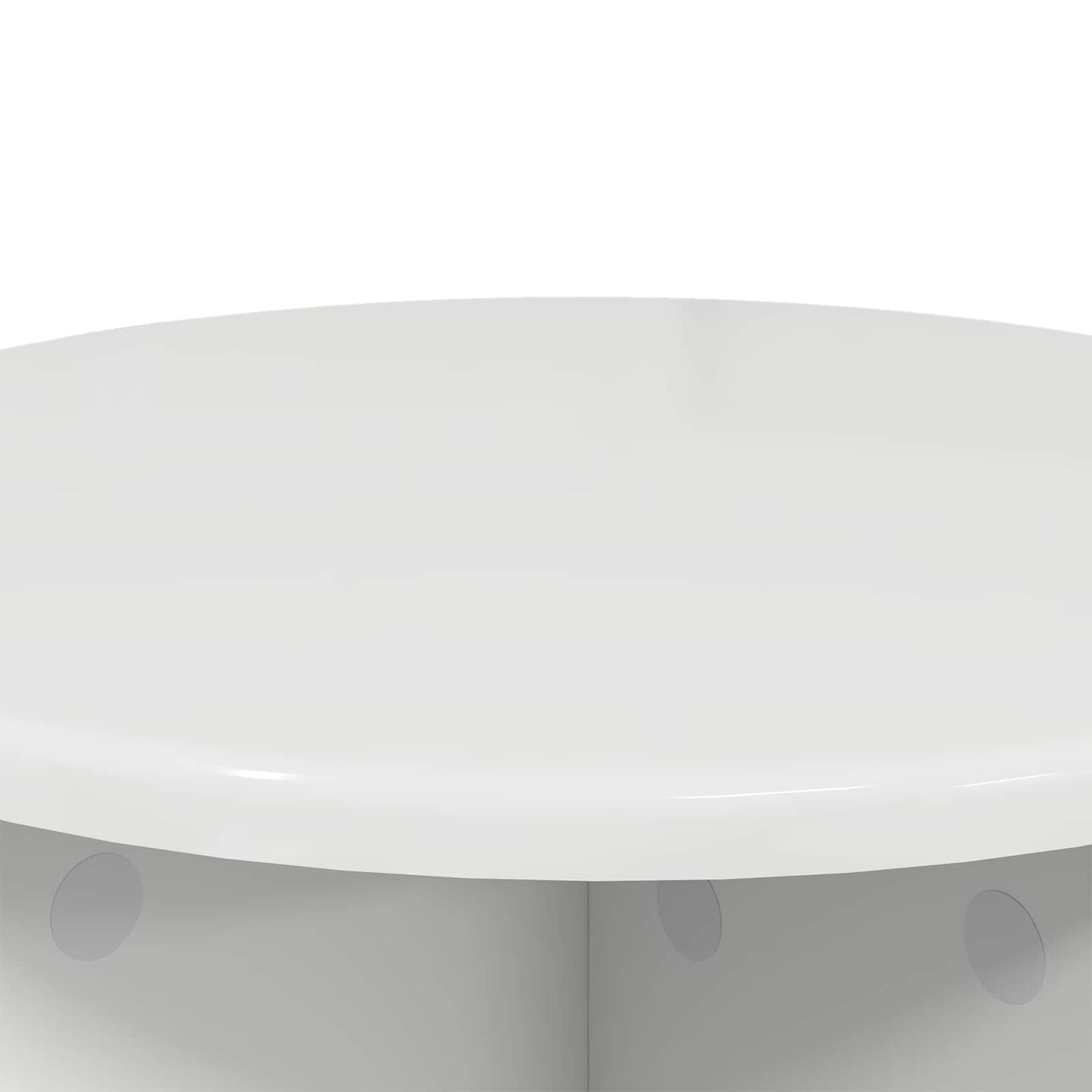 vidaXL Plant Stand 2 pcs High Gloss White 40 x 40 x 40 cm