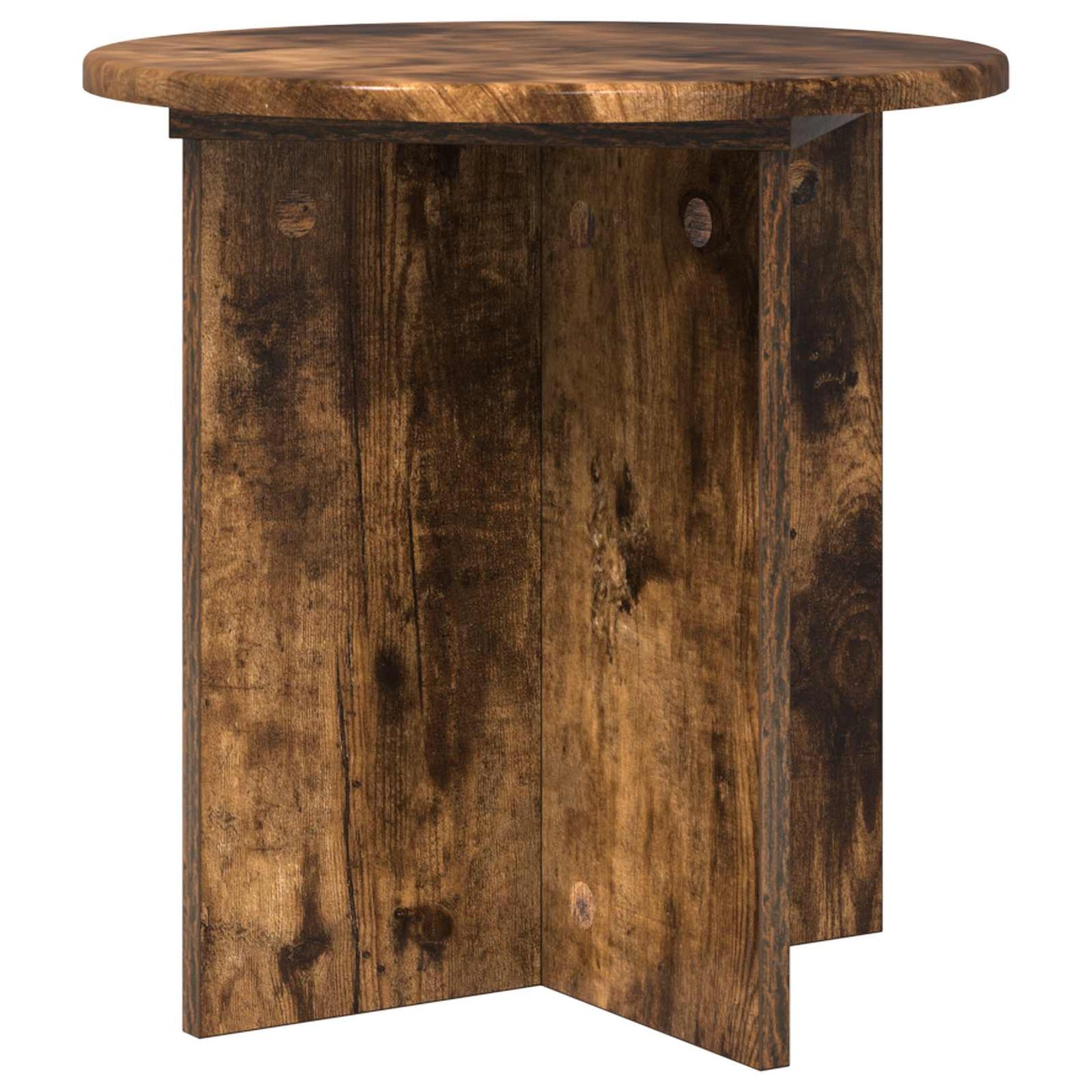 vidaXL Plant Stand 2 pcs Smoked Oak 40 x 40 x 40 cm Engineered Wood