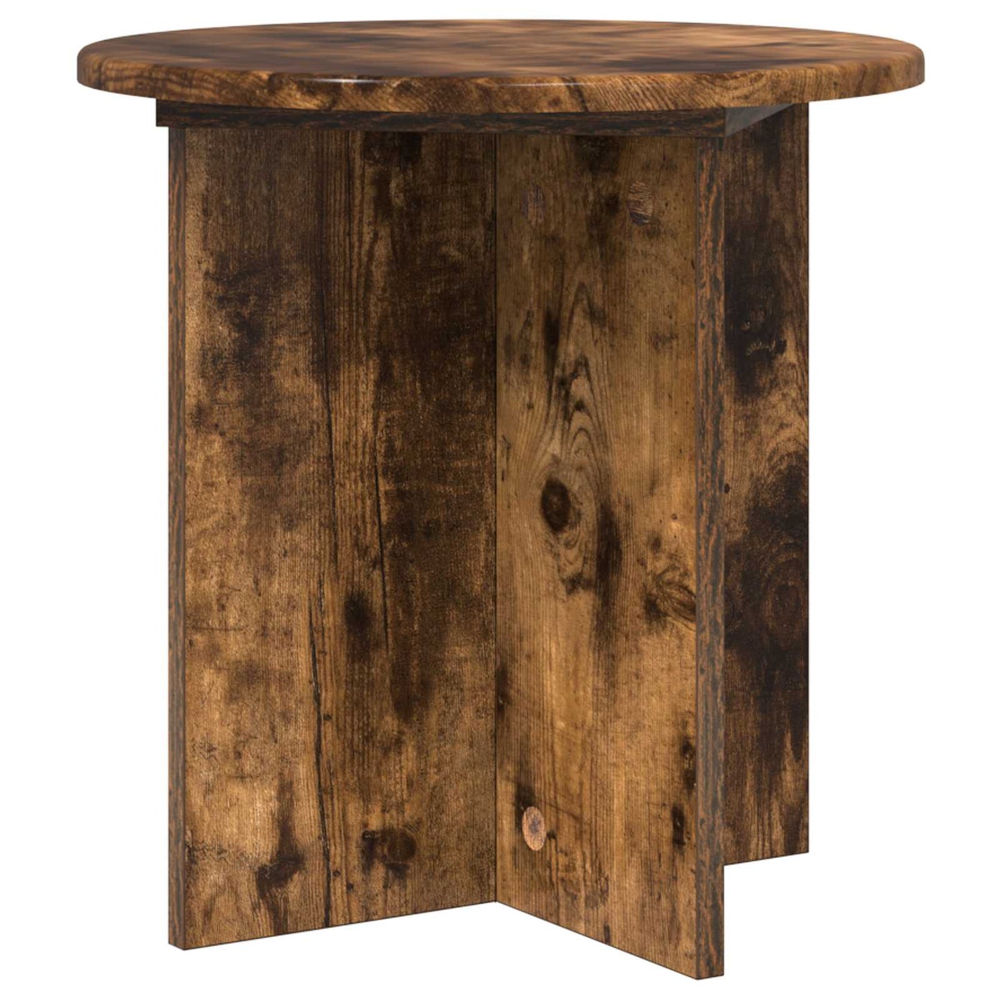 vidaXL Plant Stand 2 pcs Smoked Oak 40 x 40 x 40 cm Engineered Wood