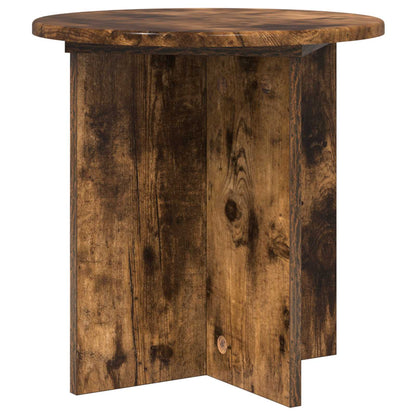vidaXL Plant Stand 2 pcs Smoked Oak 40 x 40 x 40 cm Engineered Wood