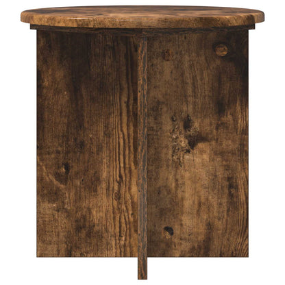 vidaXL Plant Stand 2 pcs Smoked Oak 40 x 40 x 40 cm Engineered Wood
