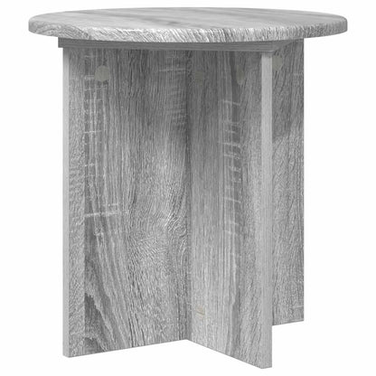 vidaXL Plant Stand 2 pcs Grey Sonoma 40 x 40 x 40 cm Engineered Wood