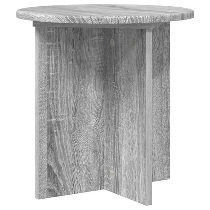 vidaXL Plant Stand 2 pcs Grey Sonoma 40 x 40 x 40 cm Engineered Wood