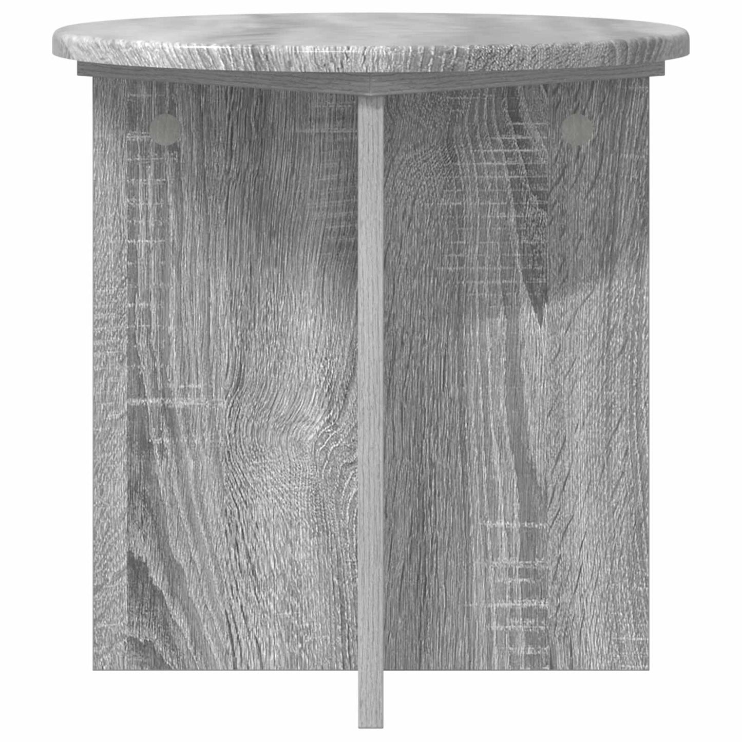 vidaXL Plant Stand 2 pcs Grey Sonoma 40 x 40 x 40 cm Engineered Wood