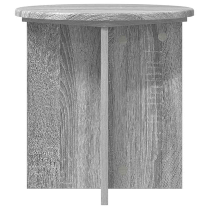 vidaXL Plant Stand 2 pcs Grey Sonoma 40 x 40 x 40 cm Engineered Wood