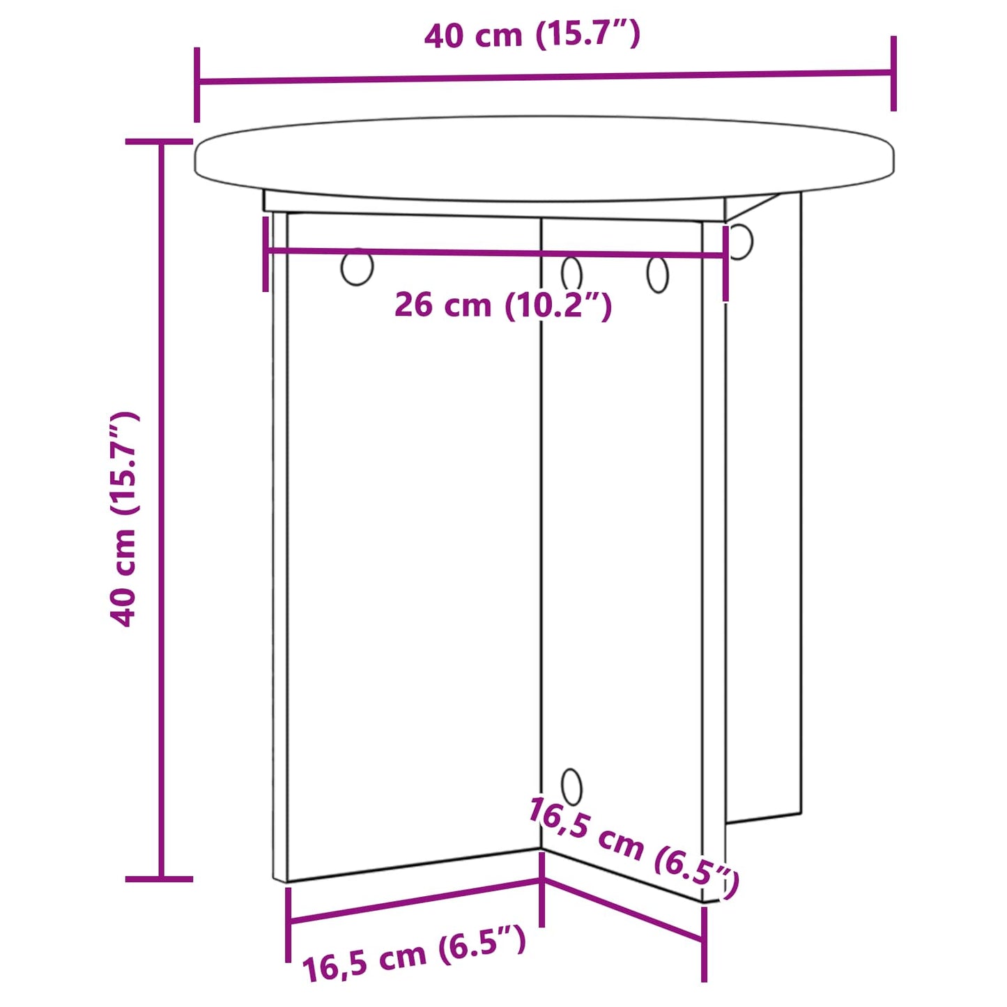 vidaXL Plant Stand 2 pcs Grey Sonoma 40 x 40 x 40 cm Engineered Wood
