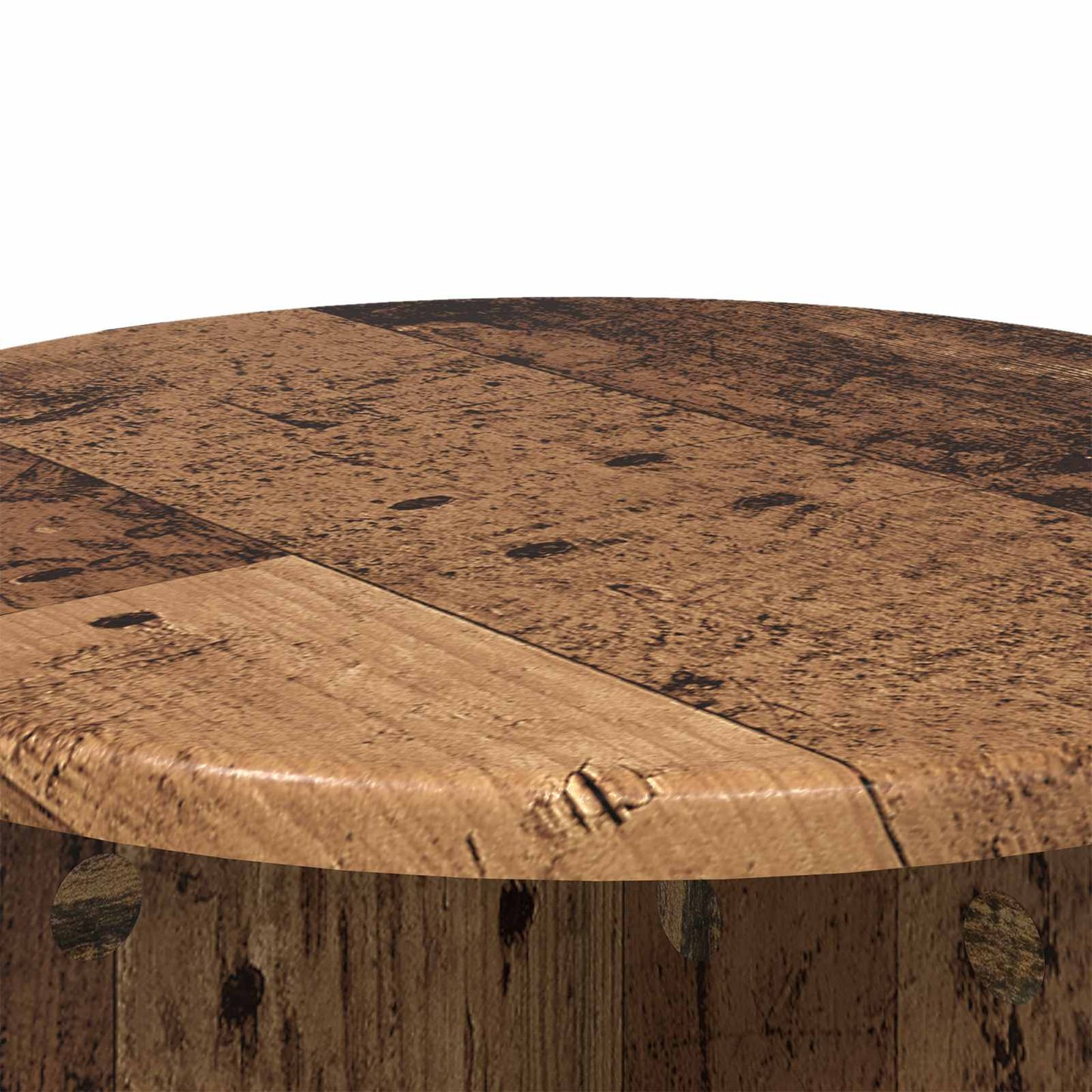 vidaXL Plant Stand 2 pcs Old Wood 40 x 40 x 40 cm Engineered Wood