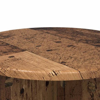 vidaXL Plant Stand 2 pcs Old Wood 40 x 40 x 40 cm Engineered Wood