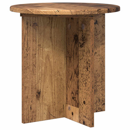 vidaXL Plant Stand 2 pcs Old Wood 40 x 40 x 40 cm Engineered Wood