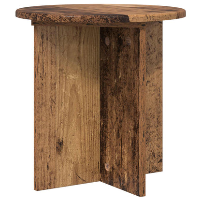 vidaXL Plant Stand 2 pcs Old Wood 40 x 40 x 40 cm Engineered Wood