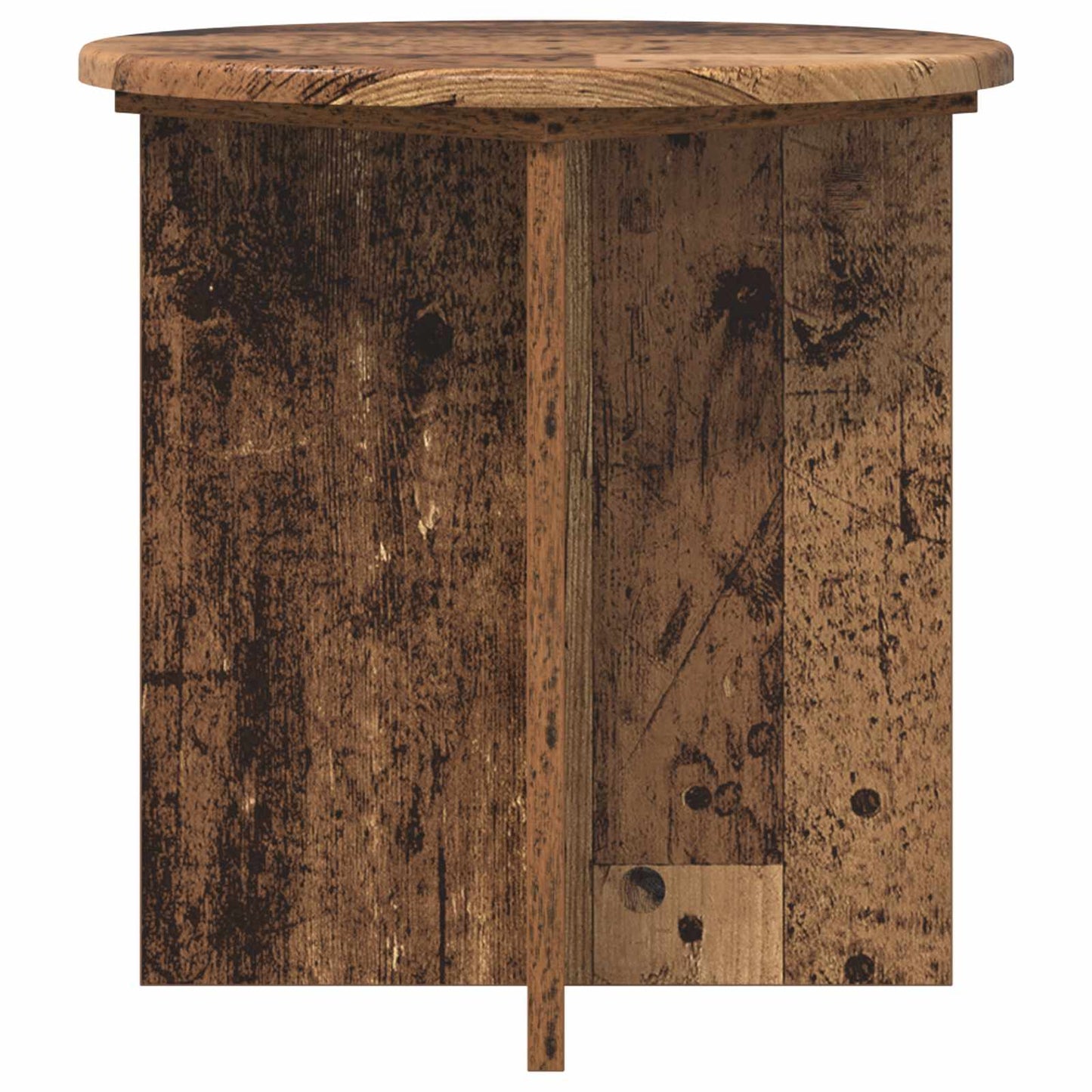 vidaXL Plant Stand 2 pcs Old Wood 40 x 40 x 40 cm Engineered Wood
