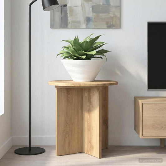 vidaXL Plant Stand 2 pcs Artisan Oak 40 x 40 x 40 cm Engineered Wood