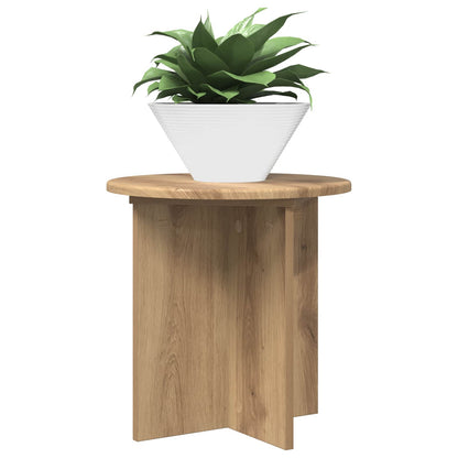vidaXL Plant Stand 2 pcs Artisan Oak 40 x 40 x 40 cm Engineered Wood
