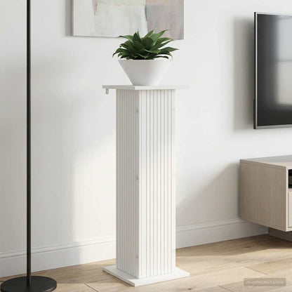 vidaXL Plant Stand White 30.5 x 30 x 100.5 cm Engineered Wood