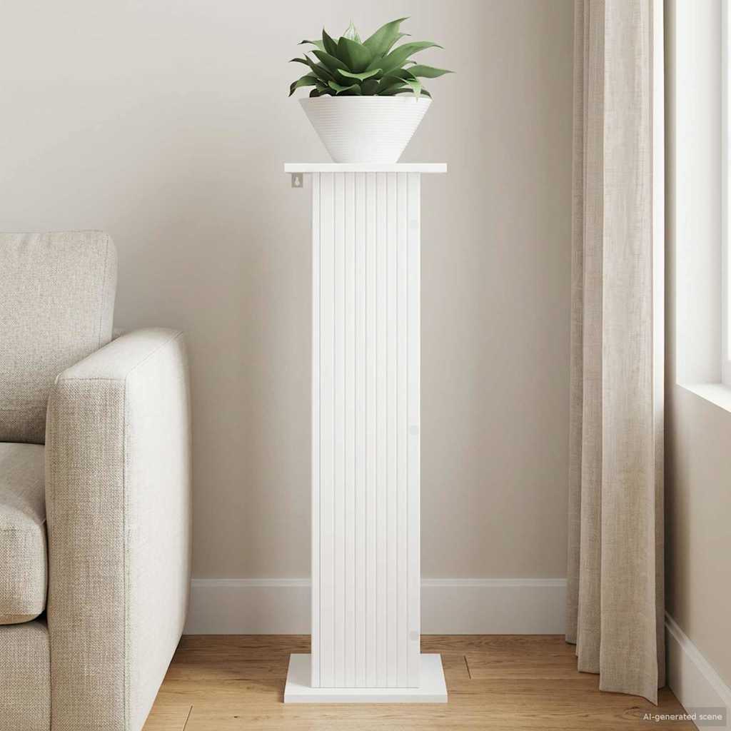 vidaXL Plant Stand White 30.5 x 30 x 100.5 cm Engineered Wood