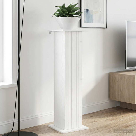vidaXL Plant Stand 2 pcs White 30.5 x 30 x 100.5 cm Engineered Wood