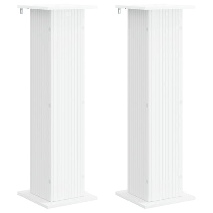 vidaXL Plant Stand 2 pcs White 30.5 x 30 x 100.5 cm Engineered Wood
