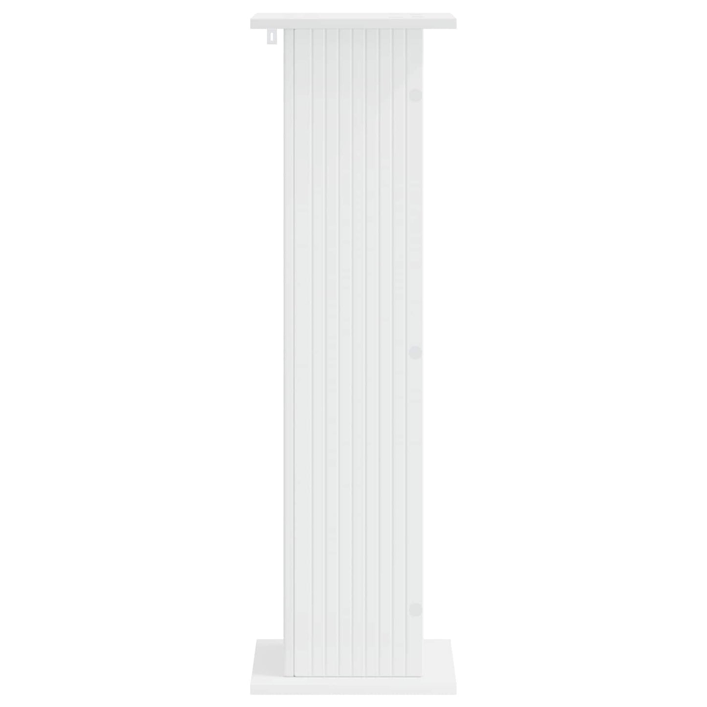 vidaXL Plant Stand 2 pcs White 30.5 x 30 x 100.5 cm Engineered Wood