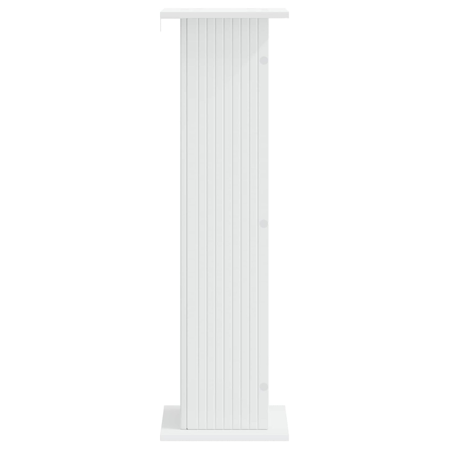 vidaXL Plant Stand 2 pcs White 30.5 x 30 x 100.5 cm Engineered Wood