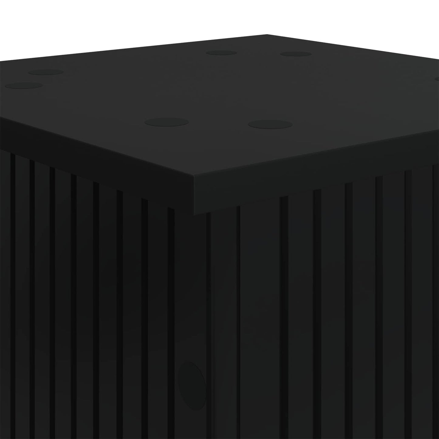 vidaXL Plant Stand Black 30.5 x 30 x 100.5 cm Engineered Wood