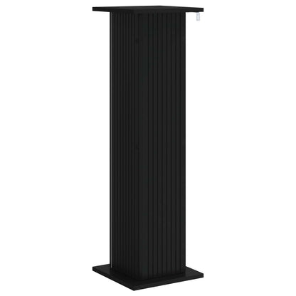 vidaXL Plant Stand Black 30.5 x 30 x 100.5 cm Engineered Wood
