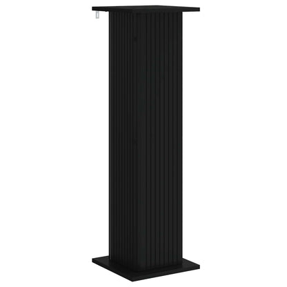 vidaXL Plant Stand 2 pcs Black 30.5 x 30 x 100.5 cm Engineered Wood