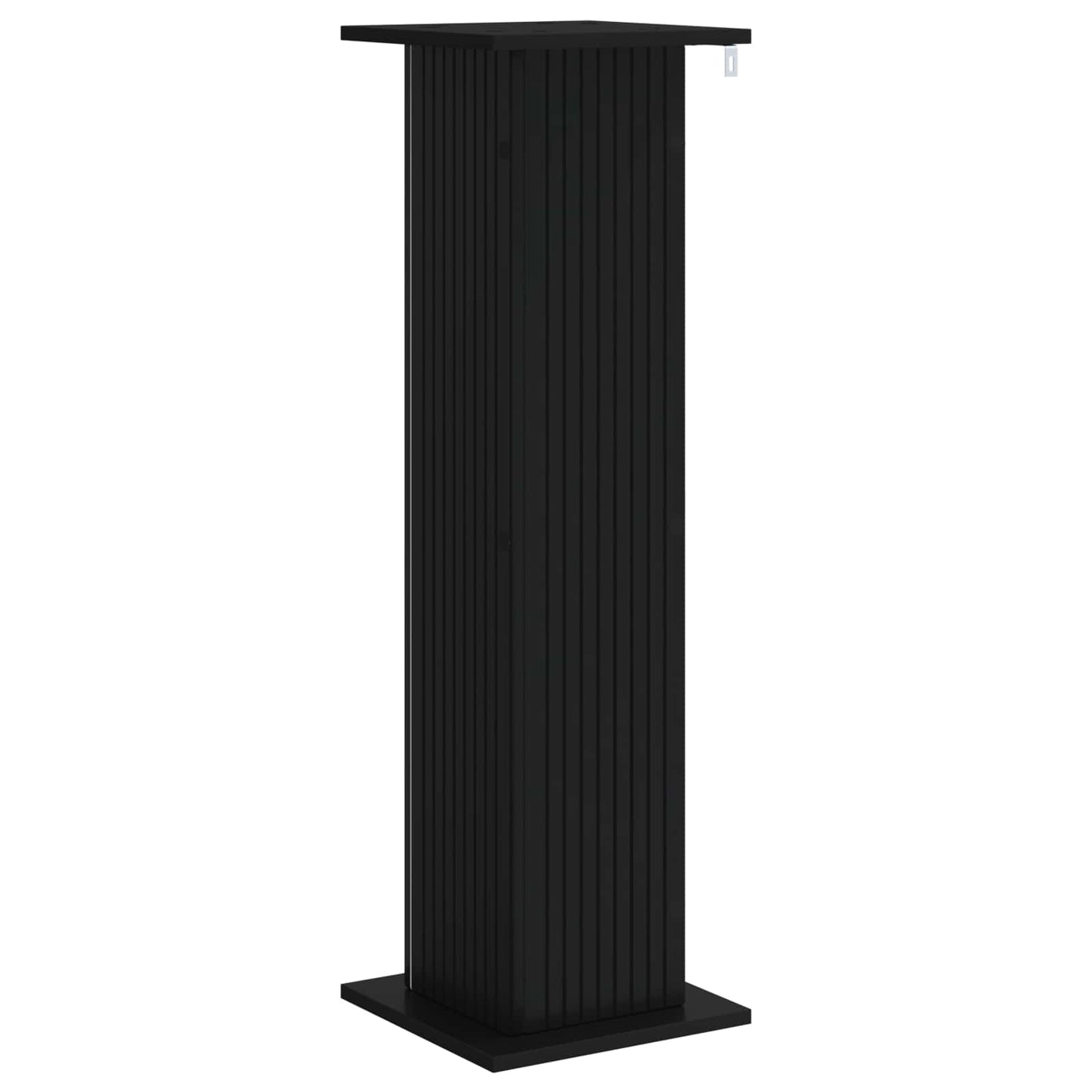 vidaXL Plant Stand 2 pcs Black 30.5 x 30 x 100.5 cm Engineered Wood