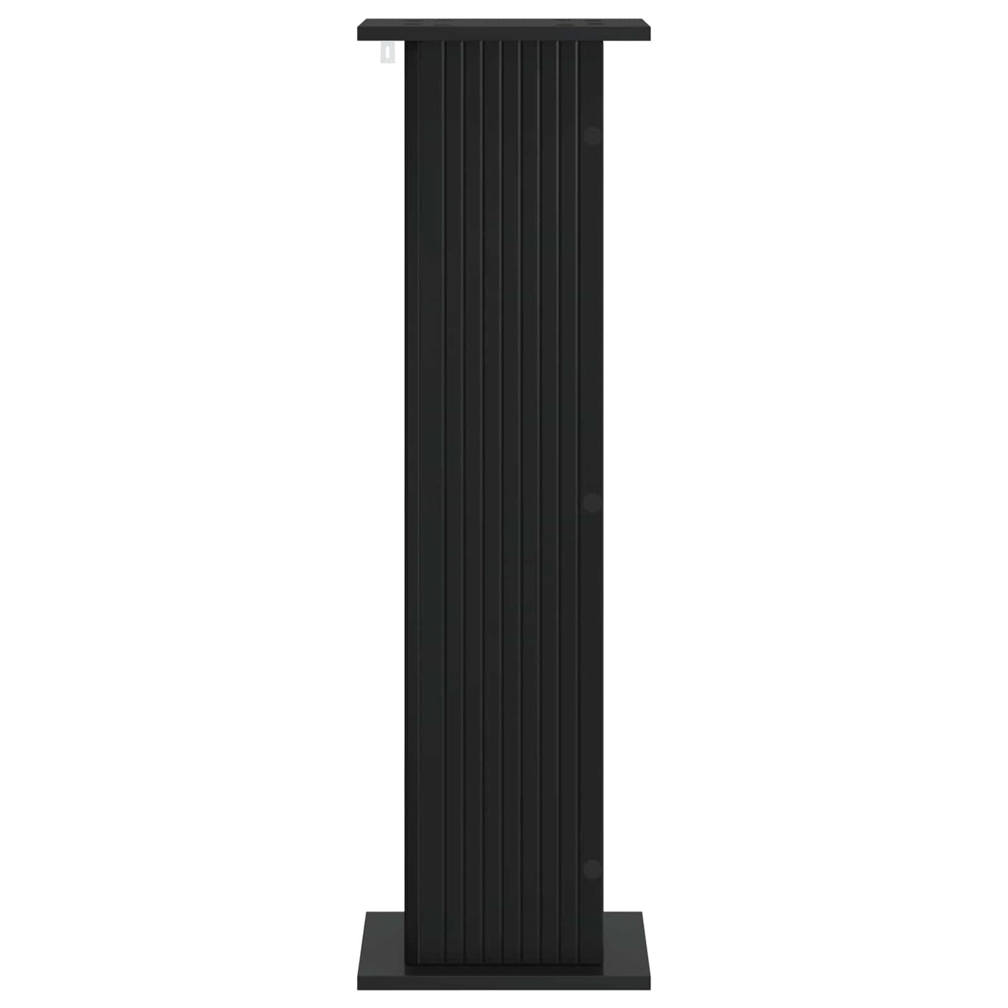 vidaXL Plant Stand 2 pcs Black 30.5 x 30 x 100.5 cm Engineered Wood