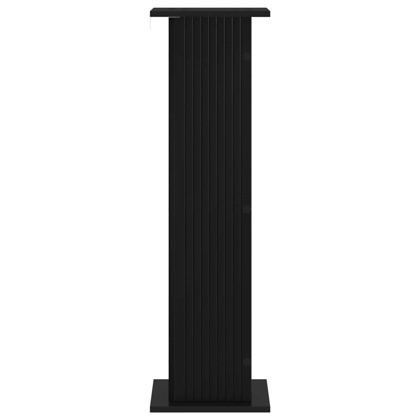 vidaXL Plant Stand 2 pcs Black 30.5 x 30 x 100.5 cm Engineered Wood